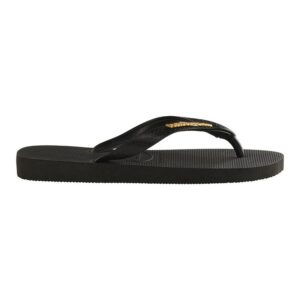 HAVAIANAS TOP LOGO METALLIC PRETTO BLACK 4127244-1069