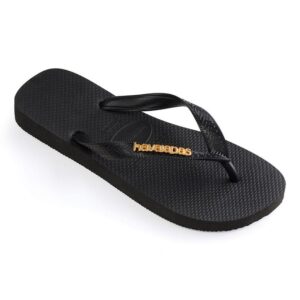 HAVAIANAS TOP LOGO METALLIC PRETTO BLACK 4127244-1069