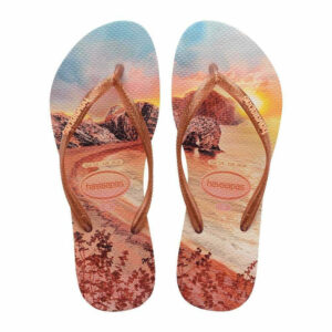 HAVAIANAS SLIM PAISAGE BEIGE/ORANGE 4132614-9897