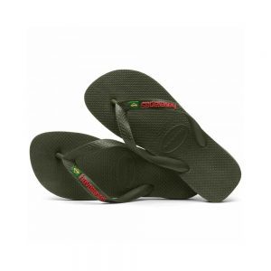 HAVAIANAS BRAZIL LOGO ΣΑΓΙΟΝΑΡΕΣ 4110850-0869 GREEN*