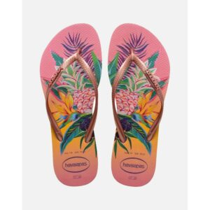 HAVAIANAS SLIM TROPICAL PINK PORCELAIN 4122111-7600