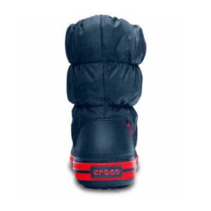 ΑΔΙΑΒΡΟΧΟ ΜΠΟΤΑΚΙ CROCS WINTER PUFF KIDS 14613-485 NAVY/RED ΜΠΛΕ