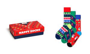 ΚΑΛΤΣES HAPPY SOCKS- ΣΥΣΚΕΥΑΣΙΑ ΔΩΡΟΥ- 3 ΖΕΥΓΗ – 36-40