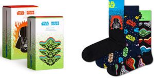 ΚΑΛΤΣΕΣ HAPPY SOCKS -ΣΥΣΚΕΥΑΣΙΑ ΔΩΡΟΥ -STAR WARS- 3 ΖΕΥΓΗ – 41-46