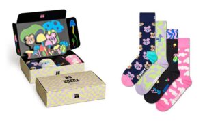 ΚΑΛΤΣΕΣ HAPPY SOCKS HAPPY IN WONDERLAND-ΣΥΣΚΕΥΑΣΙΑ ΔΩΡΟΥ-4 ΖΕΥΓΗ – 36-40