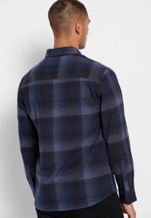 Relaxed fit flannel καρό πουκάμισο