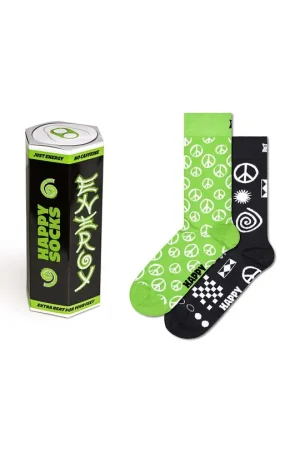 ΚΑΛΤΣΕΣ HAPPY SOCKS ENERGY DRINK  -ΣΥΣΚΕΥΑΣΙΑ ΔΩΡΟΥ-2 ΖΕΥΓΗ – 41-46