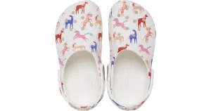 Crocs Classic Character Print Cloq- Unicorn 209695-9CD