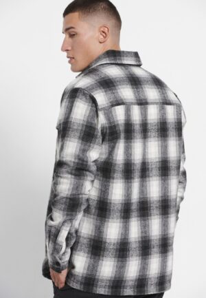 Oversized καρό flannel overshirt πουκάμισο