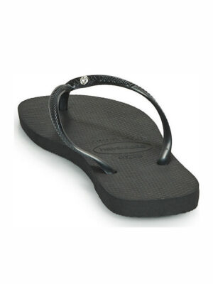 HAVAIANAS SLIM CRYSTAL SW II FC BLACK 4145651-0090 (ΜΑΥΡΟ)