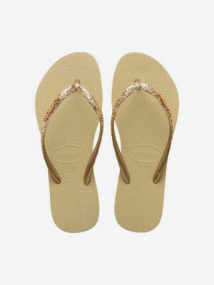 HAVAIANAS SLIM GLITTER STEEL SAND GREY 4146975-0154( ΧΡΩΜΑ ΤΗΣ ΑΜΜΟΥ)*