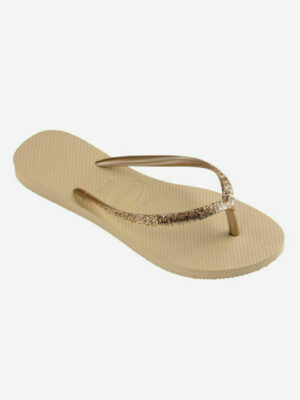 HAVAIANAS SLIM GLITTER STEEL SAND GREY 4146975-0154( ΧΡΩΜΑ ΤΗΣ ΑΜΜΟΥ)*