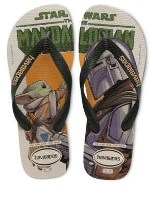 HAVAIANAS STAR WARS BEIGE /DARK GREEN 4135185-9196( ΜΠΕΖ)