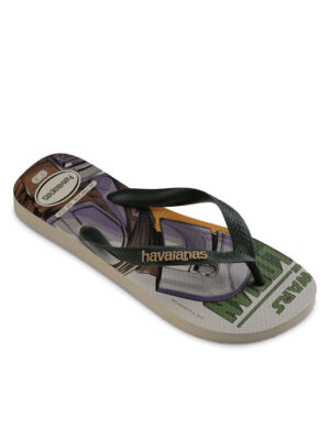 HAVAIANAS STAR WARS BEIGE /DARK GREEN 4135185-9196( ΜΠΕΖ)