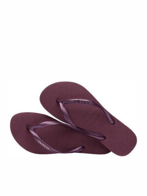 HAVAIANAS SLIM LOGO METALLIC TERRA ROXA 4119875-5143 (ΜΩΒ)