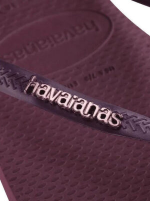 HAVAIANAS SLIM LOGO METALLIC TERRA ROXA 4119875-5143 (ΜΩΒ)