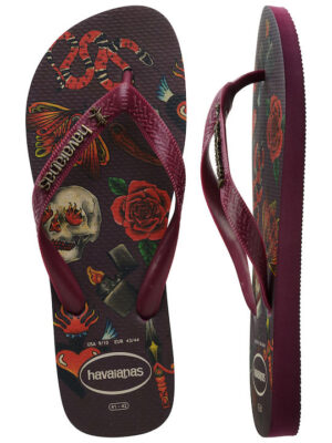 HAVAIANAS TOP TRIBO FC 4144505-5143 ( ΜΠΟΡΝΤΩ)*