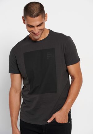 Relaxed fit t-shirt με τύπωμα στο στήθος