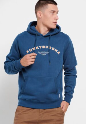 Relaxed fit φούτερ με embossed Funky Buddha τύπωμα