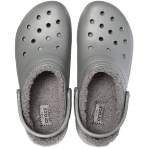 CROCS CLASSIC LINED CLOQ 203591-0EX SLATE GREY ΜΕ ΕΠΕΝΔΥΣΗ