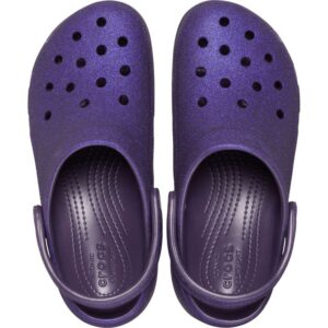 CROCS CLASSIC PLATFORM GLITTER 207421-5AS DARK IRIS