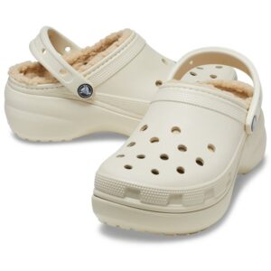 CROCS CLASSIC PLATFORM LINED CLOQ W 207938-2Y2 BONE