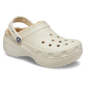 CROCS CLASSIC PLATFORM LINED CLOQ W 207938-2Y2 BONE