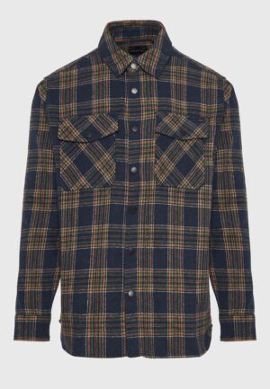 Overshirt flannel καρό πουκάμισο με τσέπες