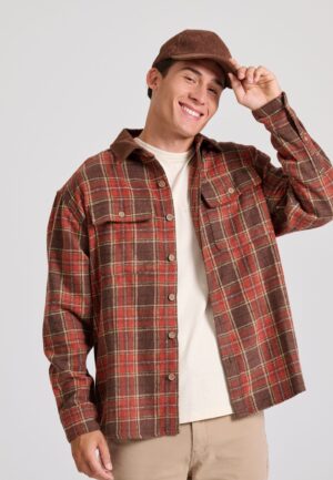 Overshirt flannel καρό πουκάμισο