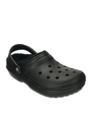 CROCS CLASSIC LINED CLOQ 203591-060 ΜΑΥΡΟ ΜΕ ΕΠΕΝΔΥΣΗ