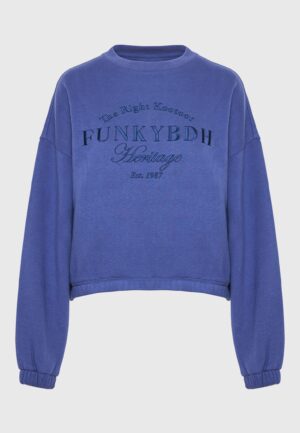 Relaxed fit φούτερ με Funky Buddha κέντημα