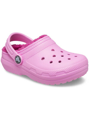 Crocs Classic Lined Clog K – Taffy Pink (207010-6SW) ΡΟΖ ΜΕ ΕΠΕΝΔΥΣΗ