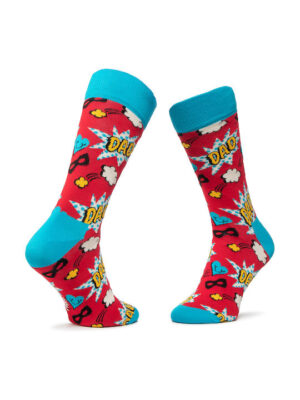 ΚΑΛΤΣΕΣ HAPPY SOCKS  SUPER DAD ΣΥΣΚΕΥΑΣΙΑ ΔΩΡΟΥ – 3 ΖΕΥΓΗ-XFAT08-4300