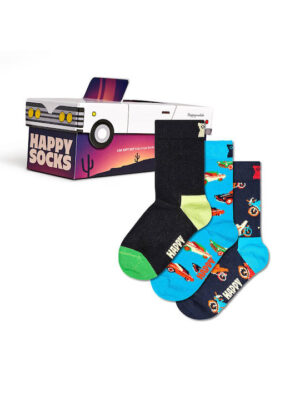 ΚΑΛΤΣΕΣ HAPPY SOCKS ΠΑΙΔΙΚΕΣ CAR ΣΥΣΚΕΥΑΣΙΑ ΔΩΡΟΥ – 3 ΖΕΥΓΗ-P001729